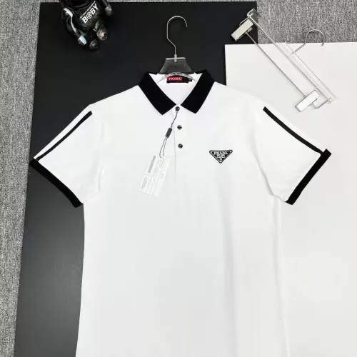 Wholesale Prada T-Shirts Short Sleeved For Men #1386653 $38.00 USD, Wholesale Quality Replica Prada T-Shirts