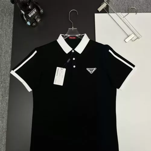 Wholesale Prada T-Shirts Short Sleeved For Men #1386655 $38.00 USD, Wholesale Quality Replica Prada T-Shirts