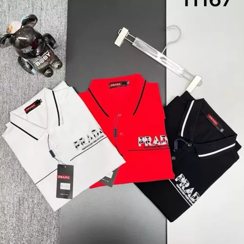Replica Prada T-Shirts Short Sleeved For Men #1386657 $38.00 USD for Wholesale