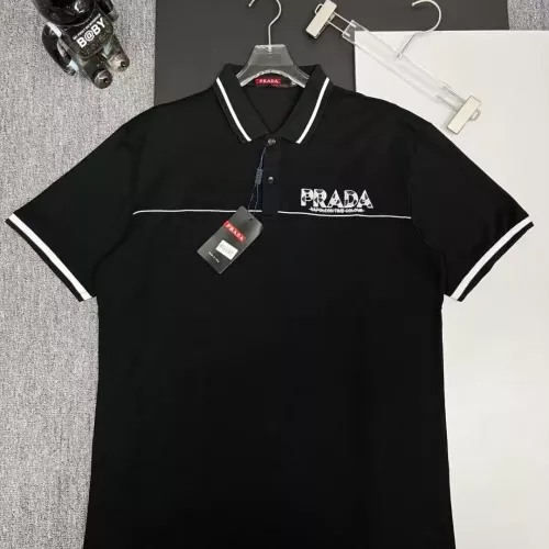 Wholesale Prada T-Shirts Short Sleeved For Men #1386658 $38.00 USD, Wholesale Quality Replica Prada T-Shirts