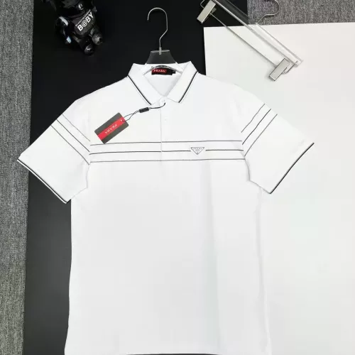 Wholesale Prada T-Shirts Short Sleeved For Men #1386659 $38.00 USD, Wholesale Quality Replica Prada T-Shirts