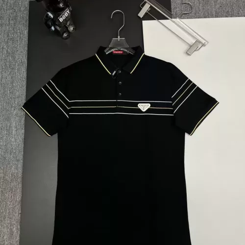 Wholesale Prada T-Shirts Short Sleeved For Men #1386661 $38.00 USD, Wholesale Quality Replica Prada T-Shirts