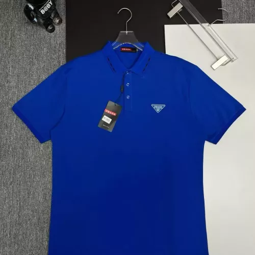 Wholesale Prada T-Shirts Short Sleeved For Men #1386664 $38.00 USD, Wholesale Quality Replica Prada T-Shirts