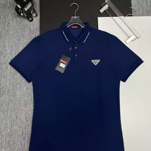 Wholesale Prada T-Shirts Short Sleeved For Men #1386665 $38.00 USD, Wholesale Quality Replica Prada T-Shirts