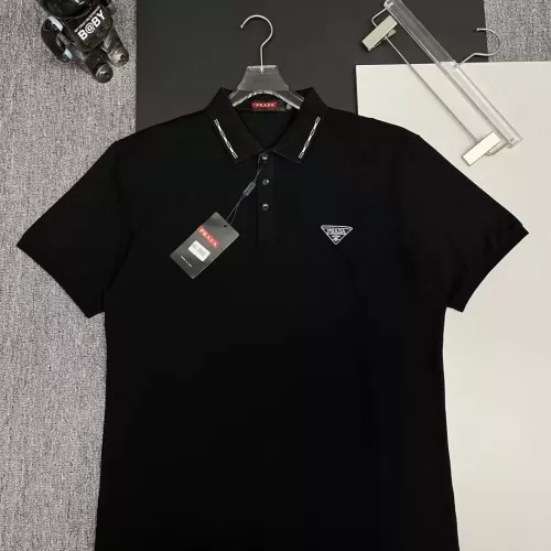 Wholesale Prada T-Shirts Short Sleeved For Men #1386666 $38.00 USD, Wholesale Quality Replica Prada T-Shirts
