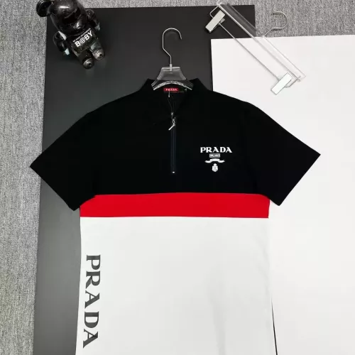 Wholesale Prada T-Shirts Short Sleeved For Men #1386667 $38.00 USD, Wholesale Quality Replica Prada T-Shirts