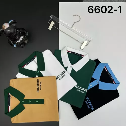 Replica Tommy Hilfiger TH T-Shirts Short Sleeved For Men #1386676 $38.00 USD for Wholesale
