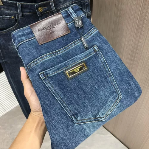 Wholesale Dolce &amp; Gabbana D&amp;G Jeans For Men #1386844 $80.00 USD, Wholesale Quality Replica Dolce &amp; Gabbana D&amp;G Jeans
