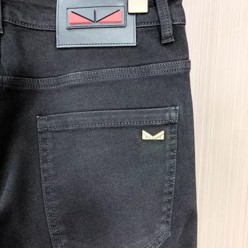 Replica Fendi Jeans For Men #1386854 $80.00 USD for Wholesale