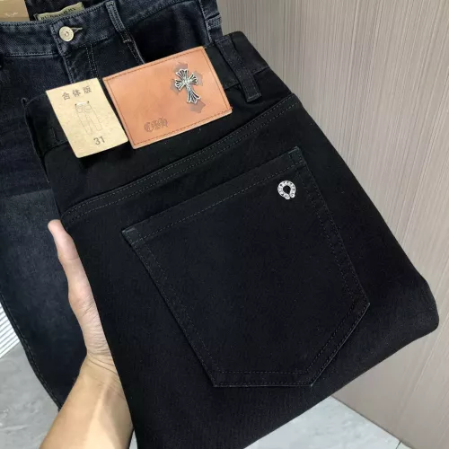 Wholesale Chrome Hearts Jeans For Men #1386859 $80.00 USD, Wholesale Quality Replica Chrome Hearts Jeans