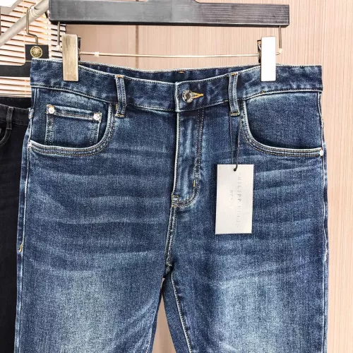 Replica Philipp Plein PP Jeans For Men #1386863 $80.00 USD for Wholesale