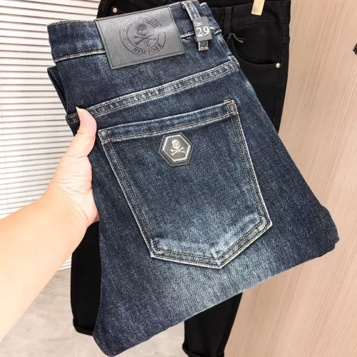 Wholesale Philipp Plein PP Jeans For Men #1386864 $80.00 USD, Wholesale Quality Replica Philipp Plein PP Jeans