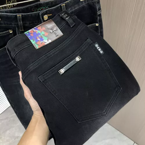 Wholesale Chrome Hearts Jeans For Men #1386866 $80.00 USD, Wholesale Quality Replica Chrome Hearts Jeans