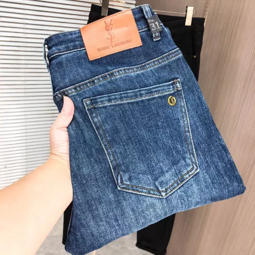 Wholesale Yves Saint Laurent YSL Jeans For Men #1386882 $80.00 USD, Wholesale Quality Replica Yves Saint Laurent YSL Jeans