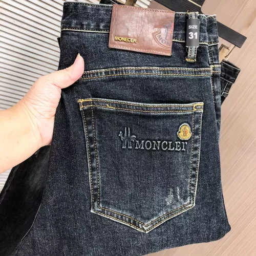 Wholesale Moncler Jeans For Men #1386908 $80.00 USD, Wholesale Quality Replica Moncler Jeans