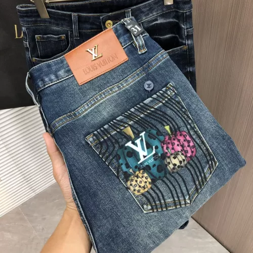 Wholesale Louis Vuitton LV Jeans For Men #1386934 $80.00 USD, Wholesale Quality Replica Louis Vuitton LV Jeans