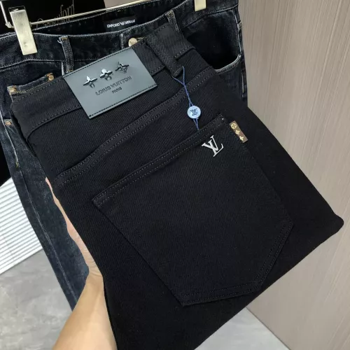 Wholesale Louis Vuitton LV Jeans For Men #1386936 $80.00 USD, Wholesale Quality Replica Louis Vuitton LV Jeans