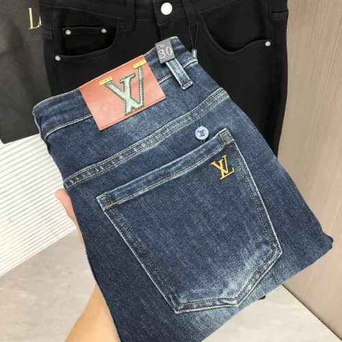 Wholesale Louis Vuitton LV Jeans For Men #1386937 $80.00 USD, Wholesale Quality Replica Louis Vuitton LV Jeans