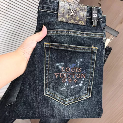 Wholesale Louis Vuitton LV Jeans For Men #1386945 $80.00 USD, Wholesale Quality Replica Louis Vuitton LV Jeans