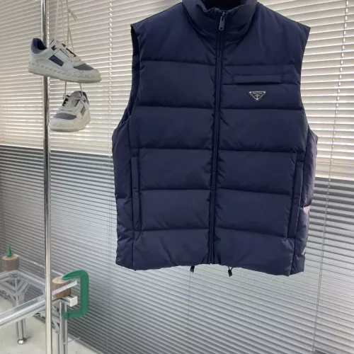 Wholesale Prada Down Feather Coat Sleeveless For Men #1386949 $155.00 USD, Wholesale Quality Replica Prada Down Feather Coat