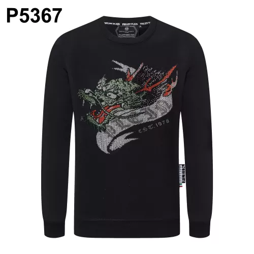 Wholesale Philipp Plein PP Hoodies Long Sleeved For Men #1387063 $42.00 USD, Wholesale Quality Replica Philipp Plein PP Hoodies