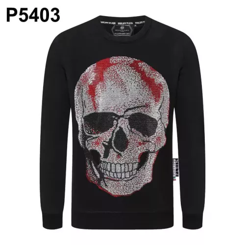 Wholesale Philipp Plein PP Hoodies Long Sleeved For Men #1387070 $42.00 USD, Wholesale Quality Replica Philipp Plein PP Hoodies