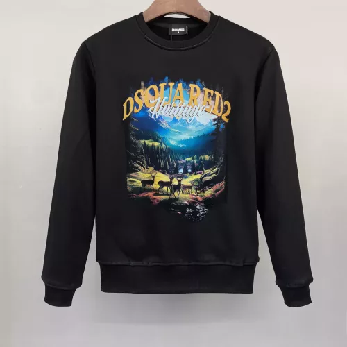 Wholesale Dsquared Hoodies Long Sleeved For Men #1387237 $42.00 USD, Wholesale Quality Replica Dsquared Hoodies