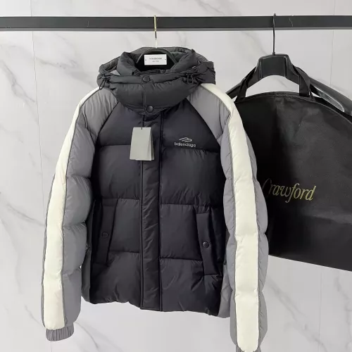 Replica Balenciaga Down Feather Coat Long Sleeved For Men #1387241 $261.16 USD for Wholesale