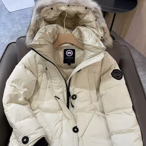 Replica Canada Goose Down Feather Coat Long Sleeved For Women #1387254 $257.85 USD for Wholesale