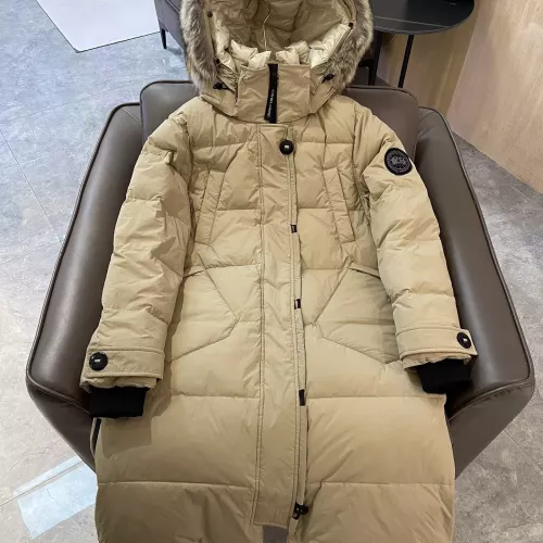 Wholesale Canada Goose Down Feather Coat Long Sleeved For Women #1387255 $257.85 USD, Wholesale Quality Replica Canada Goose Down Feather Coat