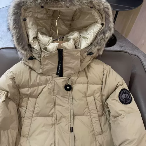 Replica Canada Goose Down Feather Coat Long Sleeved For Women #1387255 $257.85 USD for Wholesale