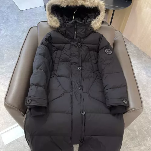 Wholesale Canada Goose Down Feather Coat Long Sleeved For Women #1387256 $257.85 USD, Wholesale Quality Replica Canada Goose Down Feather Coat