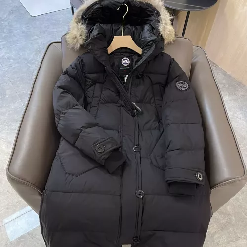 Replica Canada Goose Down Feather Coat Long Sleeved For Women #1387256 $257.85 USD for Wholesale