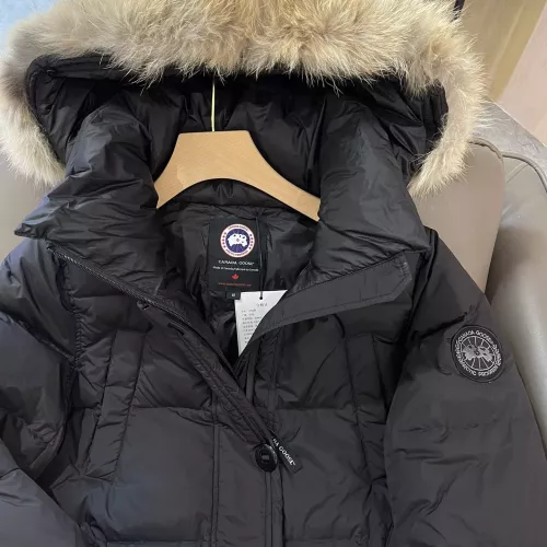 Replica Canada Goose Down Feather Coat Long Sleeved For Women #1387256 $257.85 USD for Wholesale