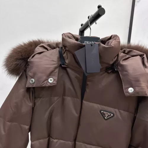 Replica Prada Down Feather Coat Long Sleeved For Women #1387260 $261.16 USD for Wholesale