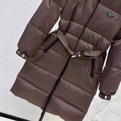 Replica Prada Down Feather Coat Long Sleeved For Women #1387260 $261.16 USD for Wholesale
