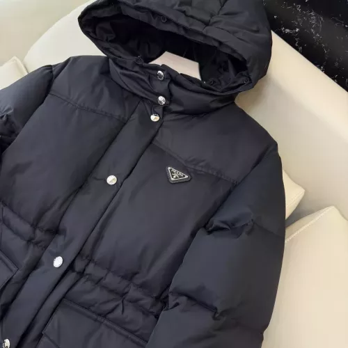 Replica Prada Down Feather Coat Long Sleeved For Women #1387264 $323.97 USD for Wholesale