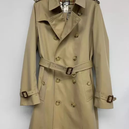 Wholesale Burberry Trench Coat Long Sleeved For Men #1387279 $185.00 USD, Wholesale Quality Replica Burberry Trench Coat