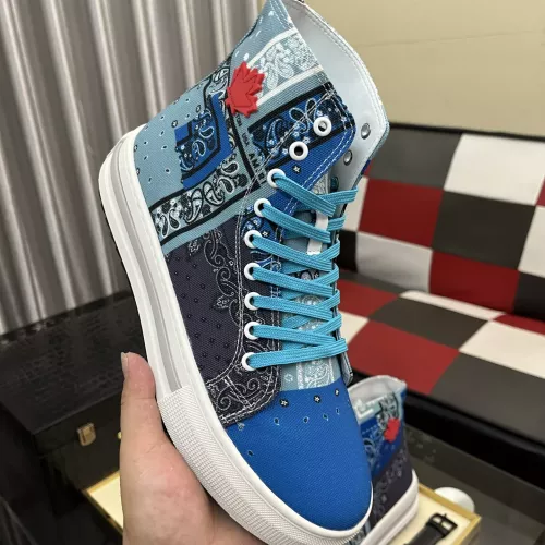 Replica Dsquared High Tops Shoes For Men #1387430 $82.00 USD for Wholesale