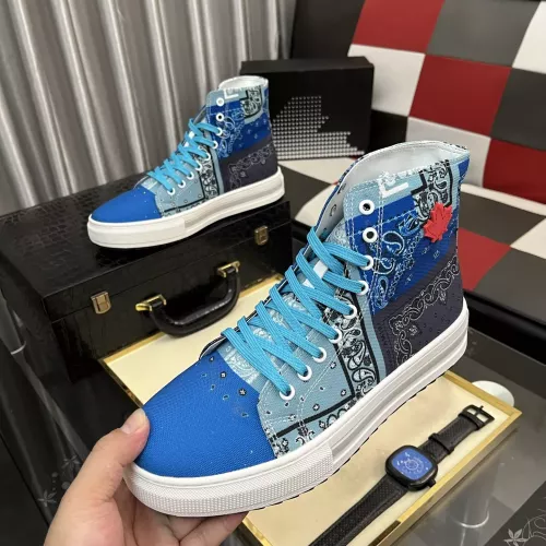 Replica Dsquared High Tops Shoes For Men #1387430 $82.00 USD for Wholesale