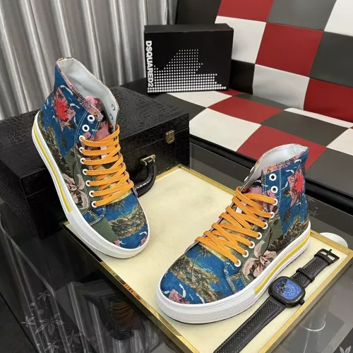 Wholesale Dsquared High Tops Shoes For Men #1387431 $82.00 USD, Wholesale Quality Replica Dsquared High Tops Shoes