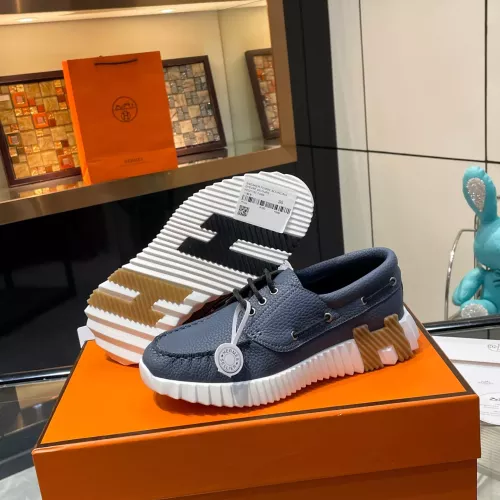 Replica Hermes Casual Shoes For Men #1387474 $115.00 USD for Wholesale