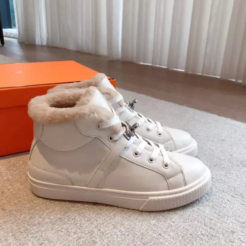 Replica Hermes High Tops Shoes For Men #1387546 $145.00 USD for Wholesale
