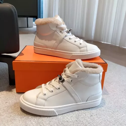 Wholesale Hermes High Tops Shoes For Women #1387547 $145.00 USD, Wholesale Quality Replica Hermes High Tops Shoes