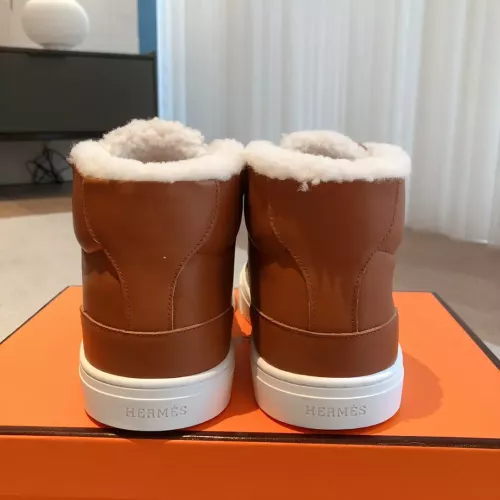 Replica Hermes High Tops Shoes For Women #1387549 $145.00 USD for Wholesale