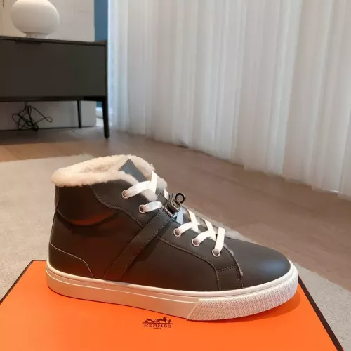 Replica Hermes High Tops Shoes For Men #1387550 $145.00 USD for Wholesale