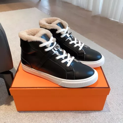 Replica Hermes High Tops Shoes For Women #1387553 $145.00 USD for Wholesale