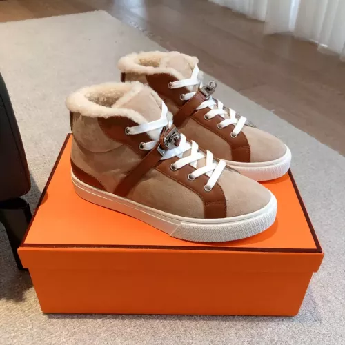 Replica Hermes High Tops Shoes For Men #1387554 $145.00 USD for Wholesale
