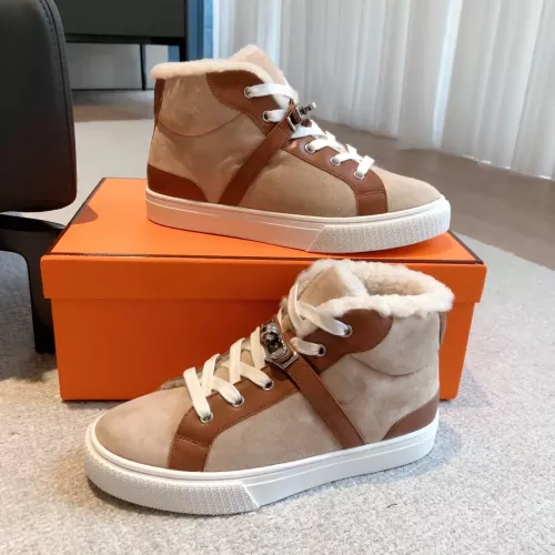 Wholesale Hermes High Tops Shoes For Women #1387555 $145.00 USD, Wholesale Quality Replica Hermes High Tops Shoes