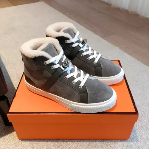Replica Hermes High Tops Shoes For Men #1387556 $145.00 USD for Wholesale